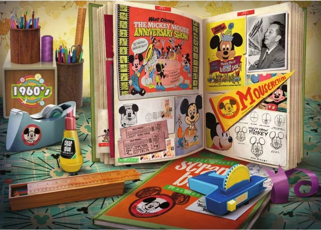 Ravensburger puzzel Disney Mickey – 60e jubileum, 1000 stukjes