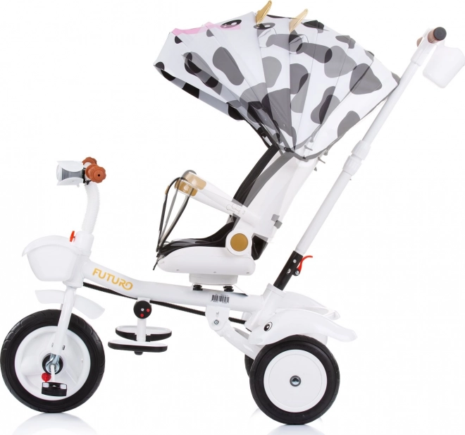 CHIPOLINO Driewieler met Dakje Futuro 2-in-1 Koe