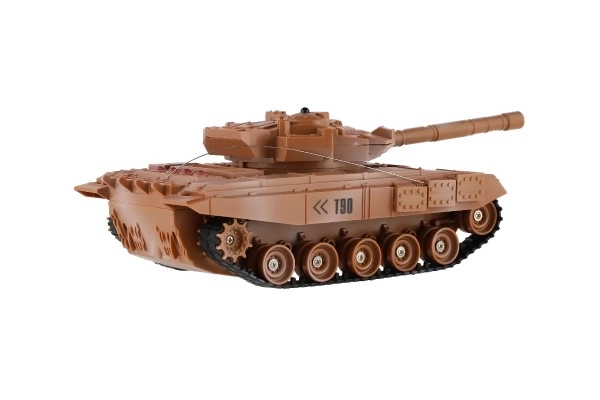 RC Tankgevecht met oplaadbare kit met geluid en licht 27MHz/40MHz