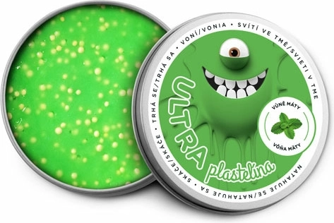 Ultra boetseerklei met geur en glitters - lichtgevend in het donker