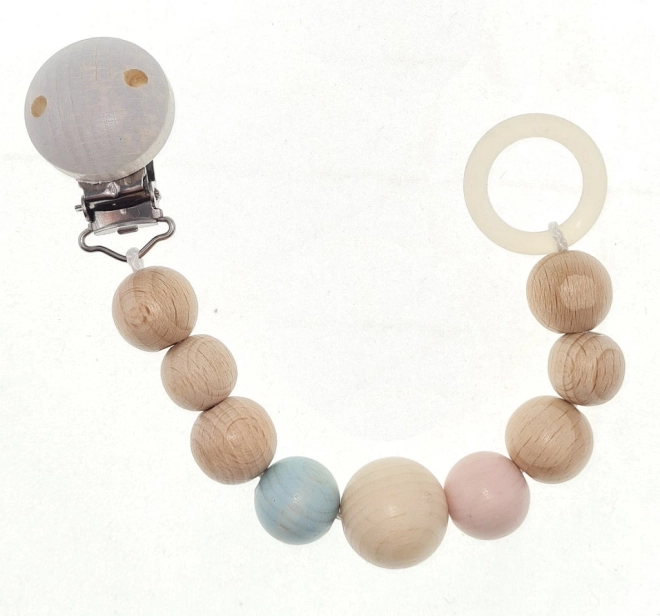 Speenclip HESS Nature roze/blauw