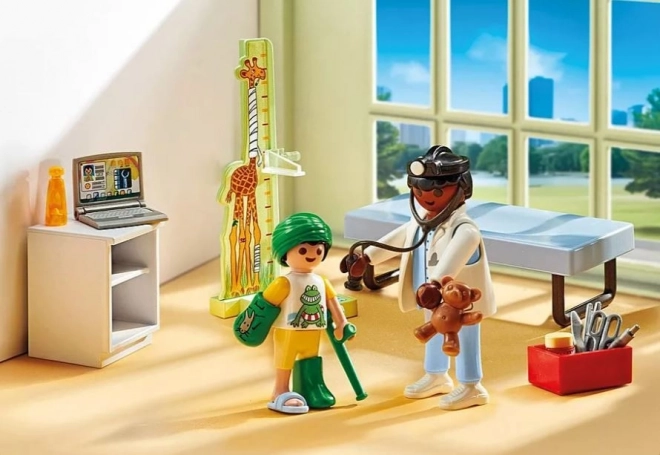 Set figuren Kinderarts met teddybeer