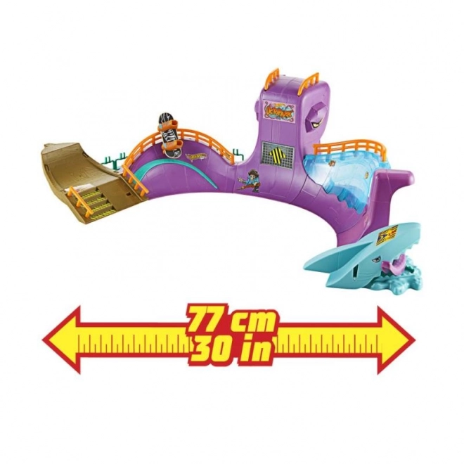 Hot Wheels Skate Octopark met fingerboard en schoenen