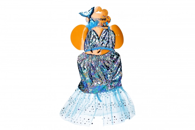 Carnavalsset zeemeermin - jurk en hoofdband