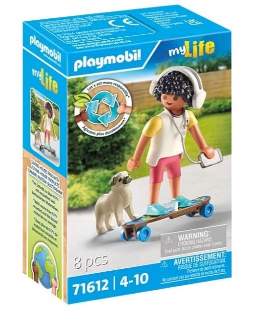 Set of Playmobil Figures: Boy with Dog