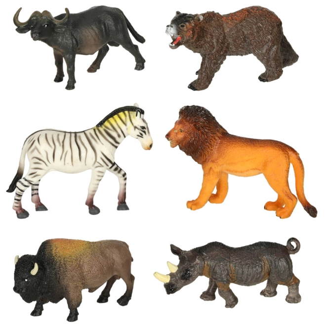 Figurines réalistes en caoutchouc dur