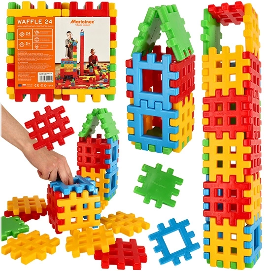 Constructieblokjes Marioinex Wafels 24 stuks