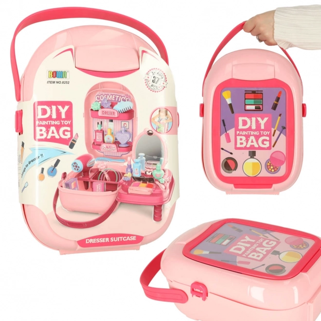 Kinder cosmetica koffertje - 37 stuks accessoires