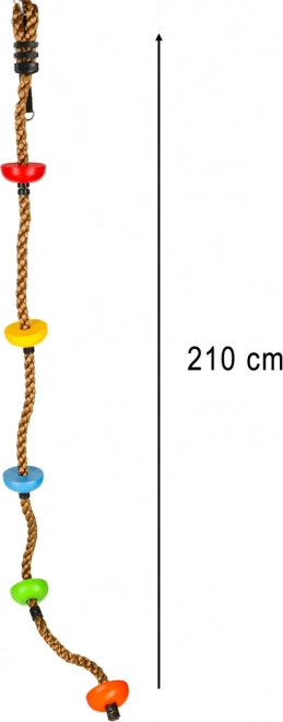 Kletterseil mit Scheiben für Kinder 200 cm