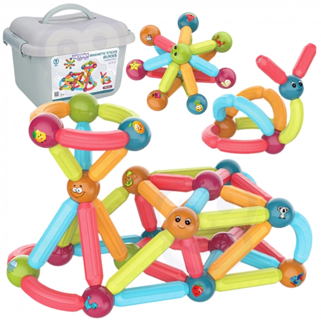 WOOPIE magnetische bouwstenen 76 stuks