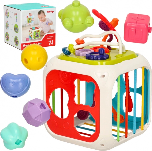 Educational Cube 7-in-1 for Kids with Xylophone Bibi-inn