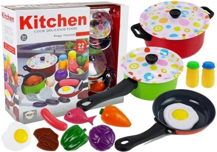 Kinder-Küchenset mit 22 Teilen
