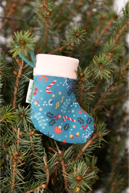 Glowing Blue Stocking