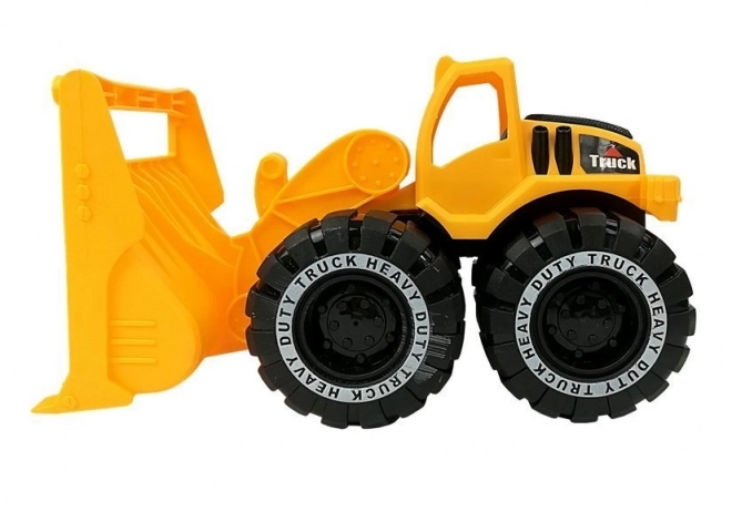 Large Toy Truck with Trailer and Bulldozer 49 cm
