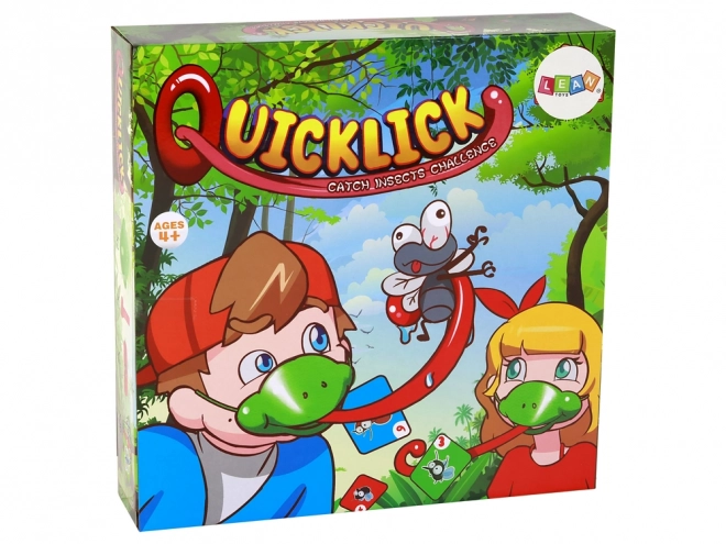 Leuk spel met snelle tongkikker - Vang insectenmasker van de kikker