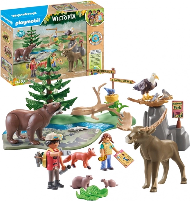 Playmobil Wiltopia – North American Animals, 54-piece Building Set