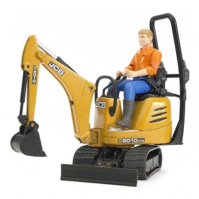 Speelset Bruder SUV en rupsgraafmachine JCB met aanhanger