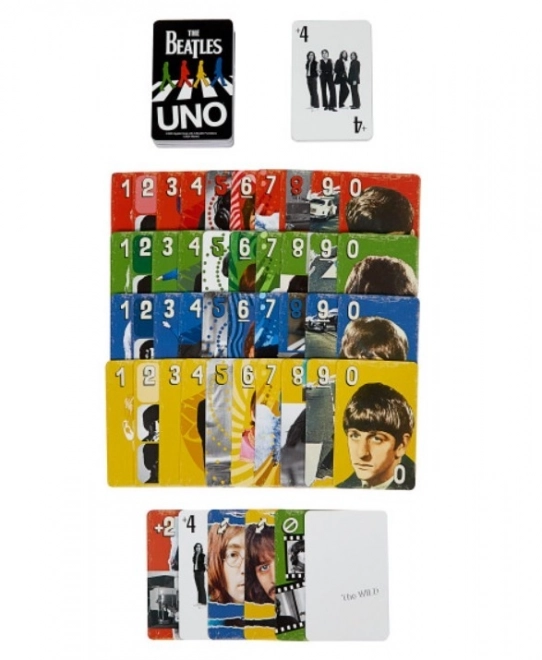 Kartenspiel UNO – THE BEATLES, Canvas-Edition