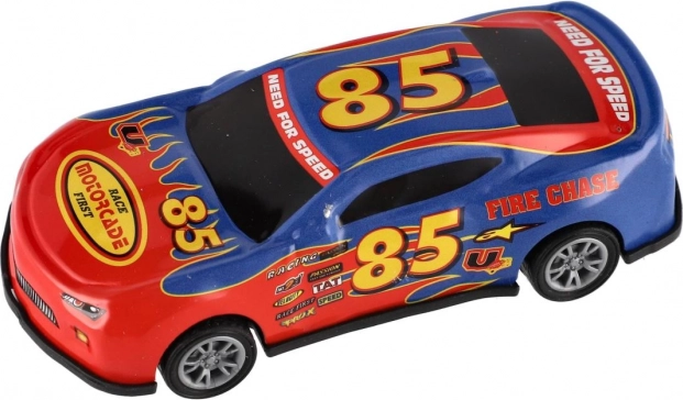 Raceautootje met terugtrekmechanisme 10 cm