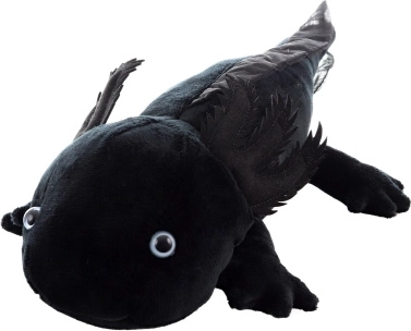 Plüsch-Axolotl schwarz 32 cm eco-friendly