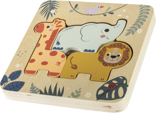 Holz-Puzzle Knobelspiel, Holz
