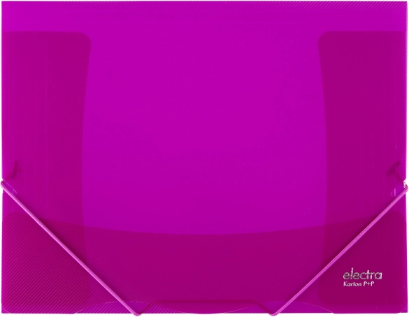 Map met elastiek Electra roze A4