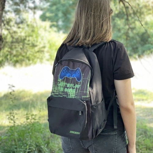 Sac à dos scolaire gaming 22 l avec sac KRUZZEL