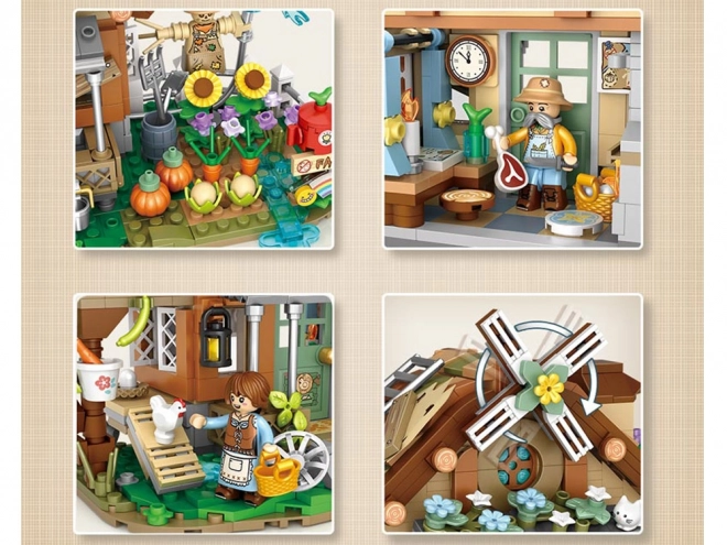 Creatieve Bouwset Boerderij Tuin Boerderij 899 elem ZA5344
