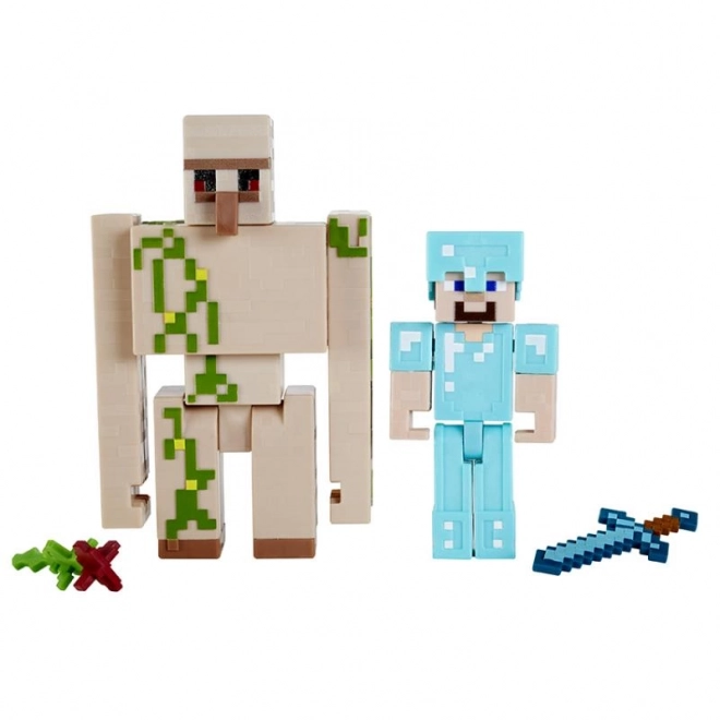 Figurines Minecraft 8 cm double pack