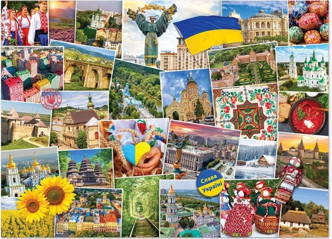 Puzzel EUROGRAPHICS Oekraïne 1000 stukjes