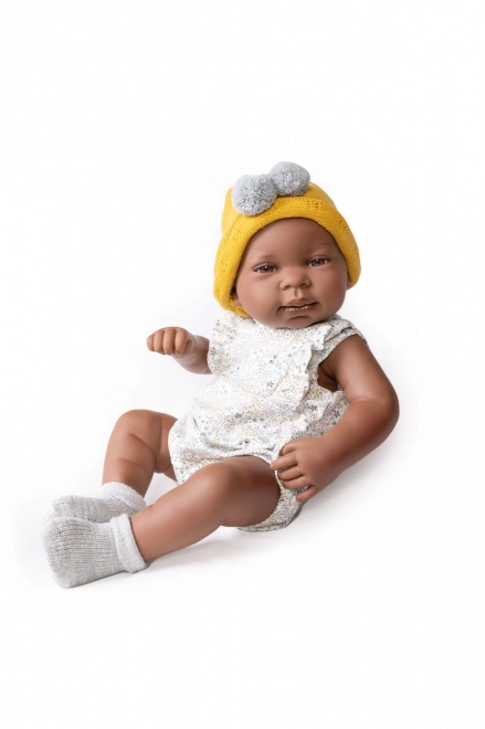 Antonio Juan 50287 MULATO - poupée réaliste bébé avec corps en vinyle intégral - 42 cm