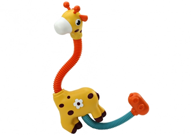 Badgiraffespeeltje Douche Sprinkler Geel