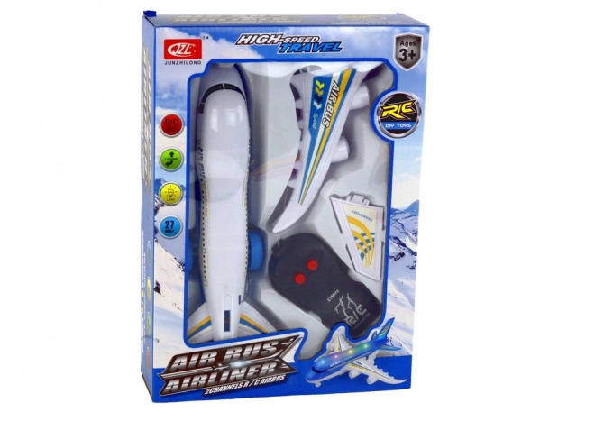 Remote Controlled White DIY Airplane