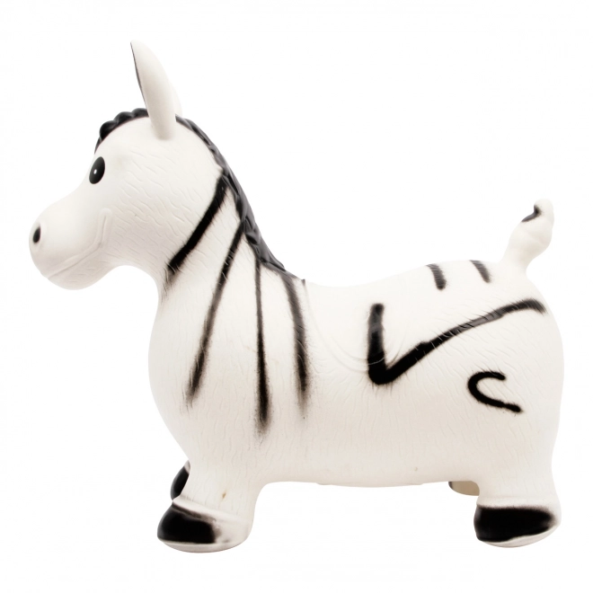Aufblasbares Hüpfspielzeug Zebra für Kinder