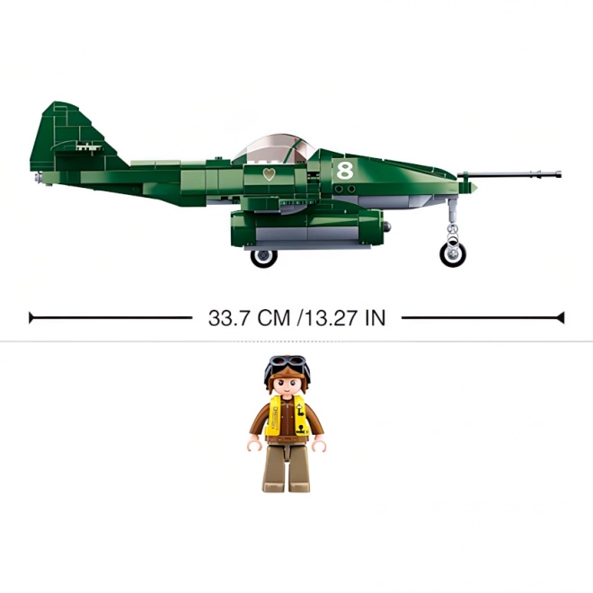 Sluban Fighter Jet for Military Building