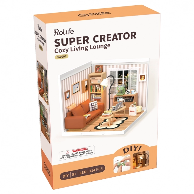RoboTime miniature de maison salon confortable