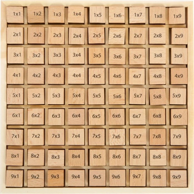 Small Foot Petite table de multiplication blocs en bois