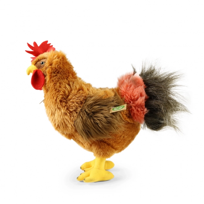 Plush Standing Rooster 33 cm Eco-Friendly