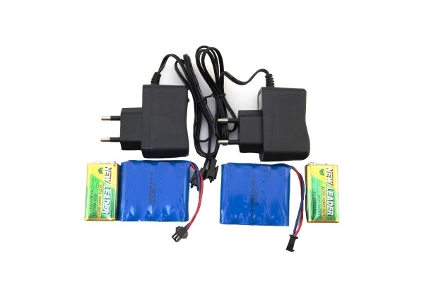 RC Tankgevecht met oplaadbare kit met geluid en licht 27MHz/40MHz