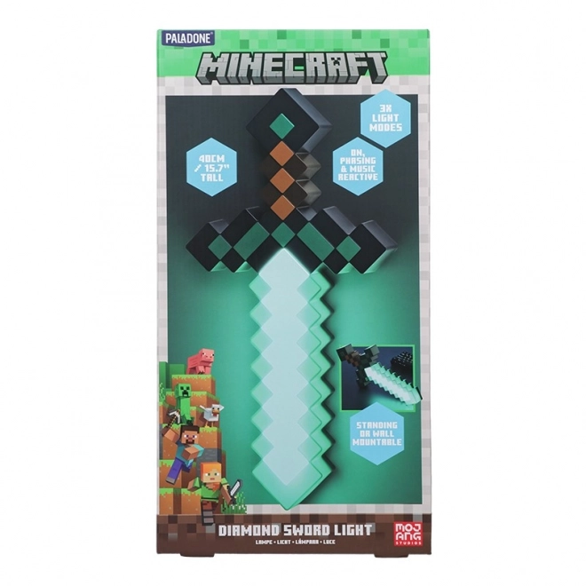Épée en diamant lumineuse Minecraft