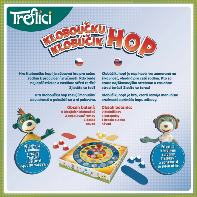 Spel Hoedje, hopp! Treflíci
