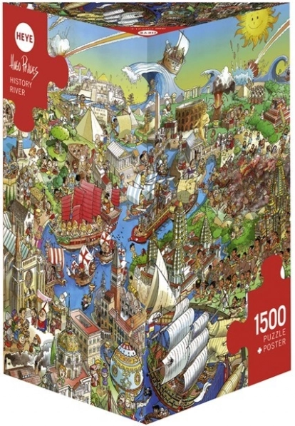 Puzzle 1500 pièces - La rivière de l’histoire
