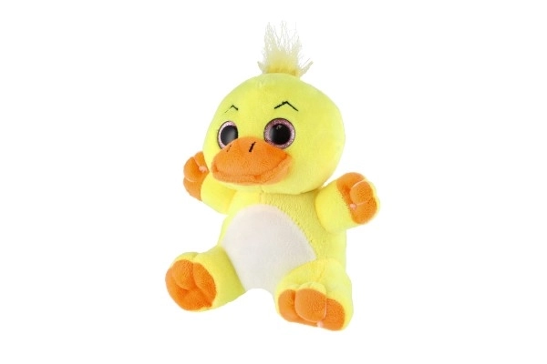 Pluche dier groot ogen 18 cm op kaart
