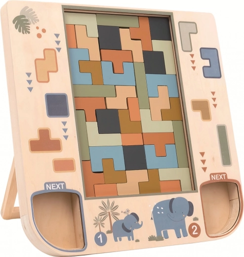 wooden logic game pentomino 2kids toys