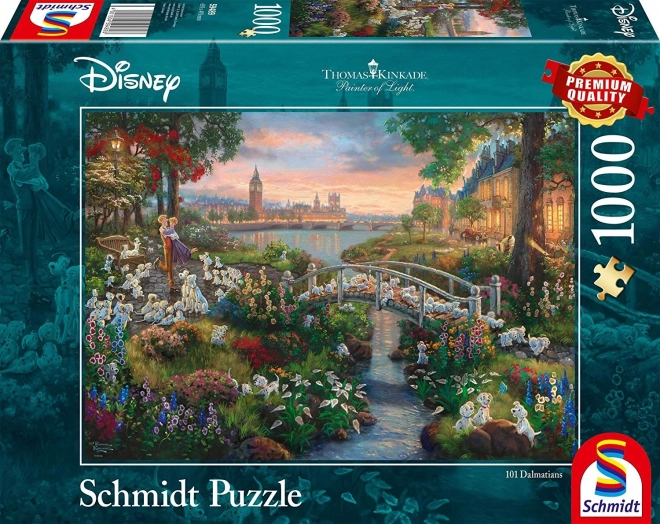 Puzzel 101 Dalmatiërs 1000 stukjes