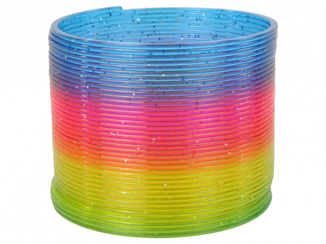 Magische Regenbogenfeder mit Glitzer