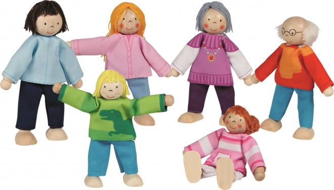 Goki Poppen moderne familie