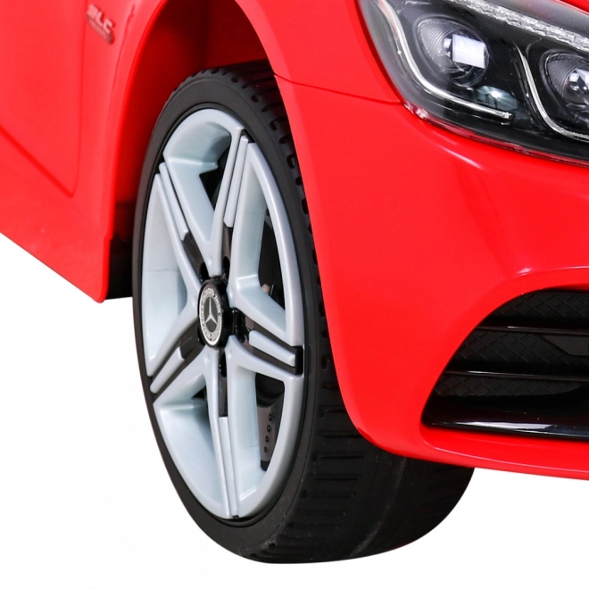 Mercedes Benz SLC300 Kinderauto op batterij Rood + geluiden MP3 Lichten + afstandsbediening + langzame start