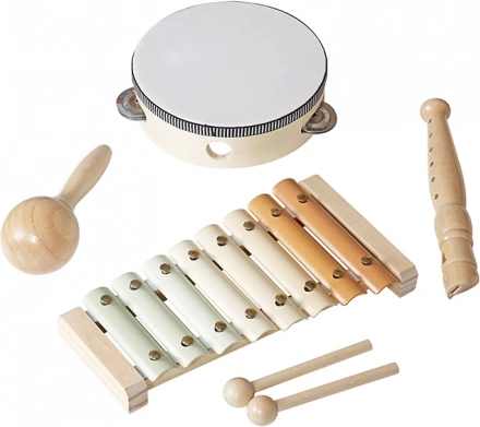 Wooden 4-in-1 Music Set for Children
