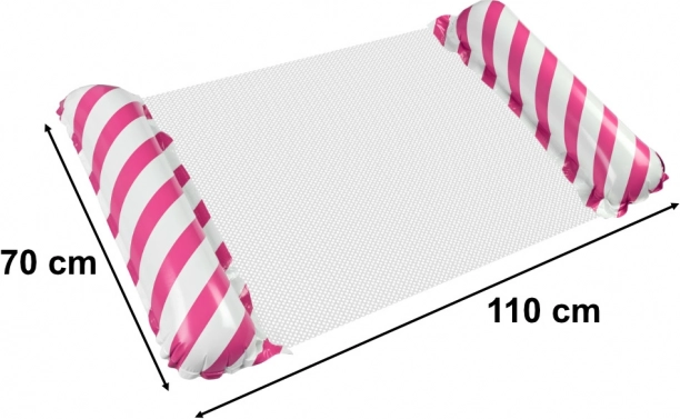 Pink Inflatable Lounger for Beach and Pool